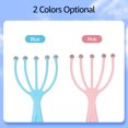 thumbnail image 2 of Garra de Masaje con Esferas de 5 Dedos, Diseño Ergonómico para Aliviar el Estrés y Estimular el Cuero Cabelludo, Color Azul., 2 of 6