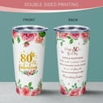 thumbnail image 4 of 80th Birthday Gifts for Women, Birthday Gifts for 80 Year Old Woman, 80 Birthday 20oz Tumbler with Lid And Straw, Best 80th Birthday Gifts Ideas, 1944 Birthday Gifts for Women, 4 of 6