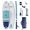Aqua/Navy, variant on ISLE Pioneer Inflatable Stand Up Paddle Board 10.6x34x6in-max.285lbs-Coral/Sun