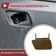 thumbnail image 3 of Tapa de boquilla de lavaparabrisas frontal derecho Unique Bargains No.51117111742 Tapa de recorte de parachoques para BMW 525i 2004-2005 2.5L L6 - Gas Plástico marrón 1 Pcs, 3 of 7