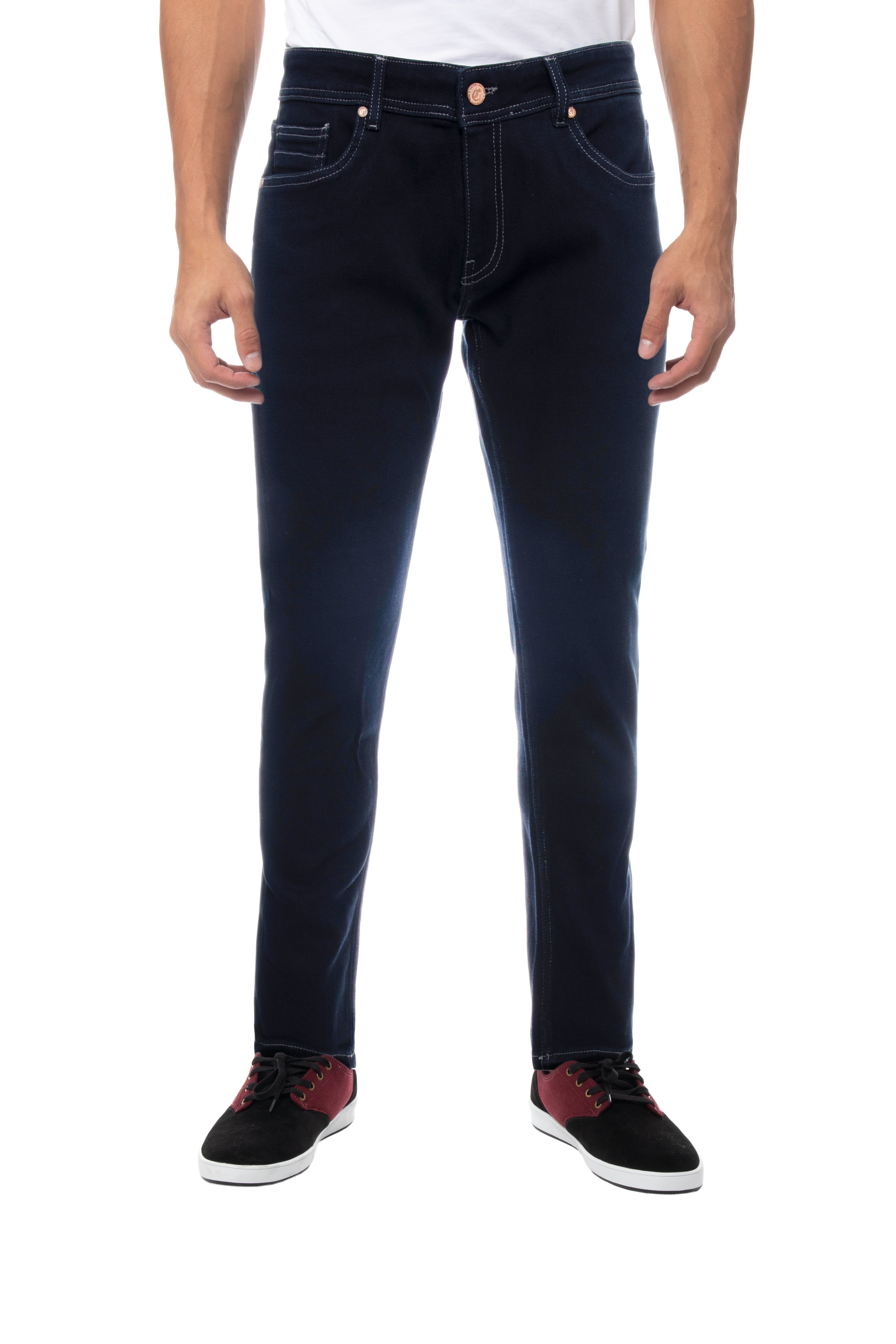 CULTURA Men's Stretch Washed Denim 
