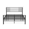 thumbnail image 6 of East West Furniture Tyler Traditional Metal Full Bed Frame in Black, 6 of 7