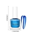 thumbnail image 5 of SDOHIG Metal Mirror Nail Polish, Quick-Dry, No-Bake, High-Shine Chrome Finish, Blue, 7ml, 5 of 5