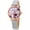 Silver, variant on OB16GD45 Rose Gold Glitter Dial Grey Lilac Leather Strap Ladies Watch