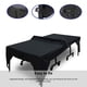 thumbnail image 5 of Cubierta De Mesa De Tenis De Mesa Cubierta De Mesa De Tela Oxford Recubierta De Negro Resistente Con Correa De Fijación Ajustable Cubierta Protectora De Mesa Para Exteriores matsuzay HA016176-00, 5 of 6