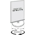 thumbnail image 4 of Two Sided Revolving Acrylic Sign Holder: 8.5"W x 11"H, 2-Pack, 4 of 4
