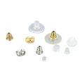 thumbnail image 1 of Earring Backs, DIY Making Easy Replaceable Alloy Silicone Plastic Material 530pcs Plastic Earring Backs  for Home for Handicrafts, 1 of 7