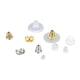 thumbnail image 4 of Earring Backs, Small Exquisite Alloy Silicone Plastic Material Earring Backs Replacements 530pcs DIY Making For Home For Handicrafts ANGGREK Otros, 4 of 8