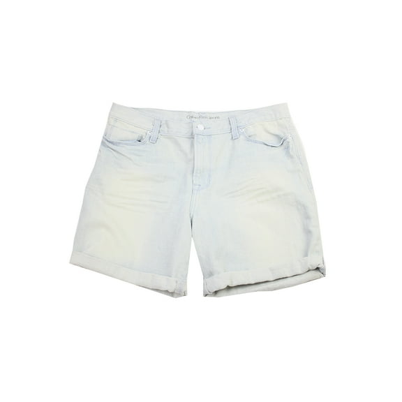Calvin Klein Womens Jeans Casper Blue Boyfriend Denim Shorts W29