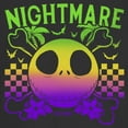 thumbnail image 2 of Junior's The Nightmare Before Christmas EST. 1993 Neon Rainbow Jack Graphic Tee Black 2X Large, 2 of 3