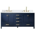 thumbnail image 2 of Design Element Group 72" Double Vanity in Blue, 2 of 15