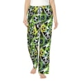 thumbnail image 2 of Kdxio Women's Comfy Stretch Football DoodlePrint Drawstring Pajama Pants-X-Large, 2 of 9