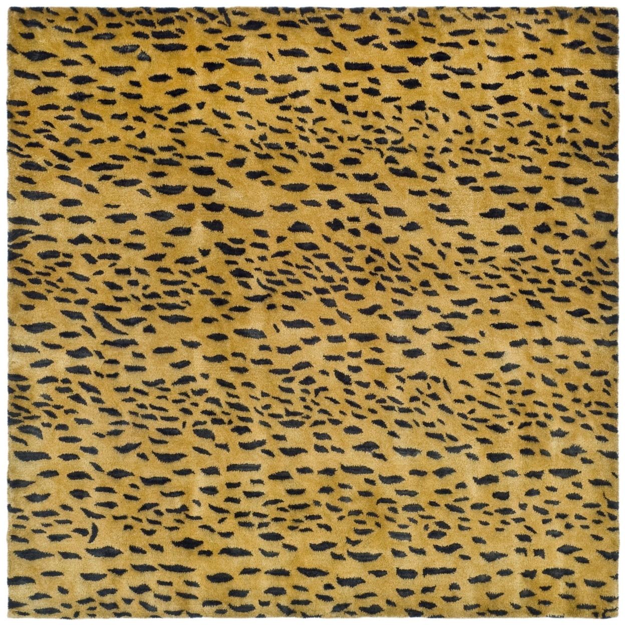 SAFAVIEH Soho Ardi Dotted Wool Runner Rug, Beige/Brown, 2'6" x 14'