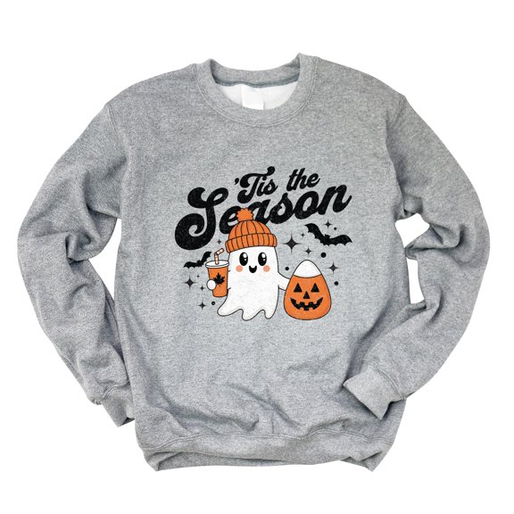 Tis The Season Ghost Retro - Women's Sweatshirt