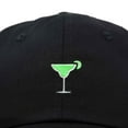 thumbnail image 2 of Dalix Margarita Embroidered Cap Cotton Baseball Cute Cool Dad Hat Womens in Black, 2 of 5