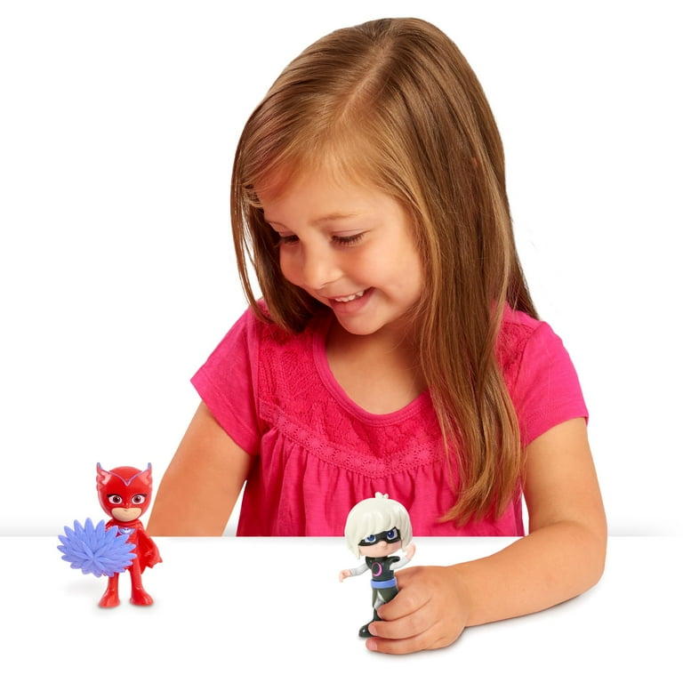 PJ Masks Hero vs. Villain 2 Pack Figure Set Owlette Luna Girl