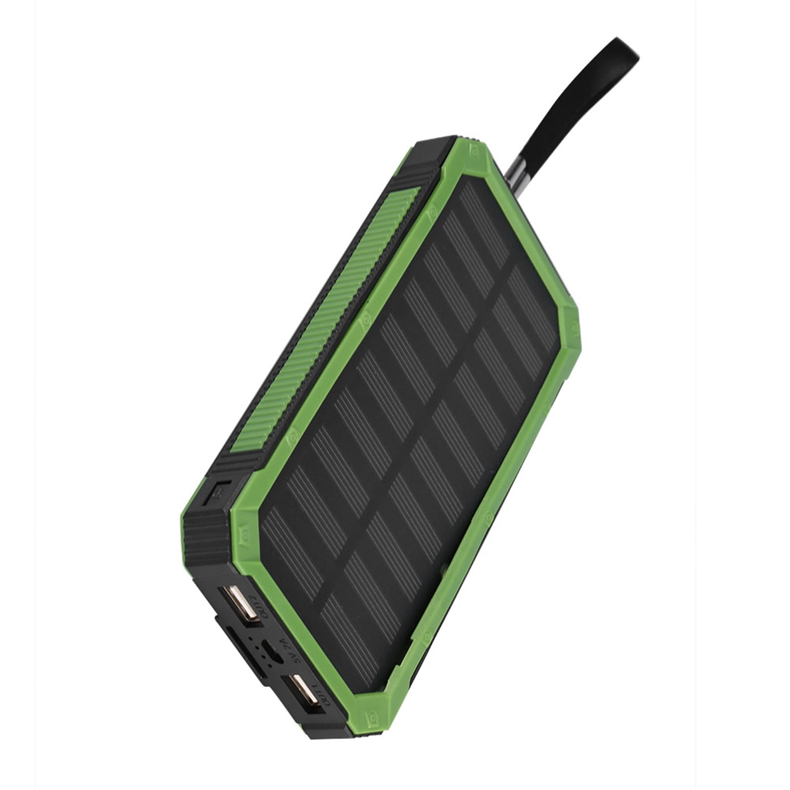 Solar Charger Power Bank, 20000mAh Portable Solar Phone Charger, Dual USB  Mobile Power Bank Case DIY Kit, Fast Charger External Battery Pack for Outdoor Activities