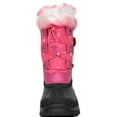 thumbnail image 5 of BURUDANI Kids Boys Girls Warm Snow Boots Insulated Waterproof Winter Ski Boots KSNOW FUCHSIA Size 12, 5 of 6