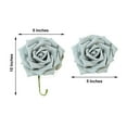 Efavormart 24 Roses | 5" Artificial Foam Rose With Stem And Leaves for ...