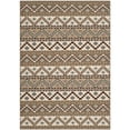 thumbnail image 1 of Safavieh Veranda 2'6" X 10' Power Loomed Rug in Creme and Brown, 1 of 4