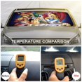 thumbnail image 5 of Alice in Wonderland Windshield Sun Shade - Car Sun Shade Windshield Keeps Interior Cool, Reflector Sunshade, Foldable Sunshade for Car Windshield for Cars, SUVs 51"x28", 5 of 8