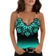 thumbnail image 1 of Blusa sin mangas con cuello en V para mujer a la moda Cami Camiseta con estampado Camis Tops Fridja qr5428, 1 of 5