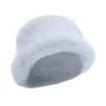 thumbnail image 4 of Dyfzdhu Women Fashion Solid Color Mink Hat Windproof Warm Dome Casual Plush In Winter Gray, 4 of 4
