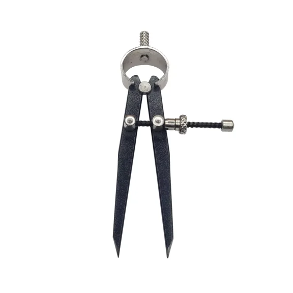 Premium Divider Black 3inch Steel Measuring Compass Gauge Jewelers Spring Tools