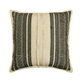 thumbnail image 1 of Fundas de cojín decorativas HomeCentric negras de 45 x 45 cm (18 x 18 pulgadas) con diseño bohemio de jacquard, encaje y bordado marroquí para sofá, estilo abstracto contemporáneo - Casablanca Dream, 1 of 5