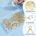 thumbnail image 4 of 24pcs Golden Cat Open Back Bezel Pendants for DIY Jewelry Making, 4 of 6