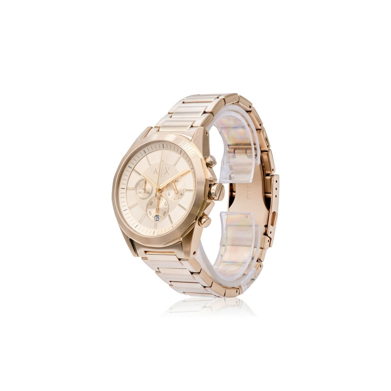Armani Exchange Chronograph Gold Dial Men's Watch AX2602