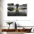 thumbnail image 3 of Elephant Stock Mindset Is Everything Inspirational Quote Wall Art - Horizontal Canvas Wall Art - Living Room Wall Decor - Inspirational And Typography Canvas - Gray And Beige Decor - 36" x 24", 3 of 8