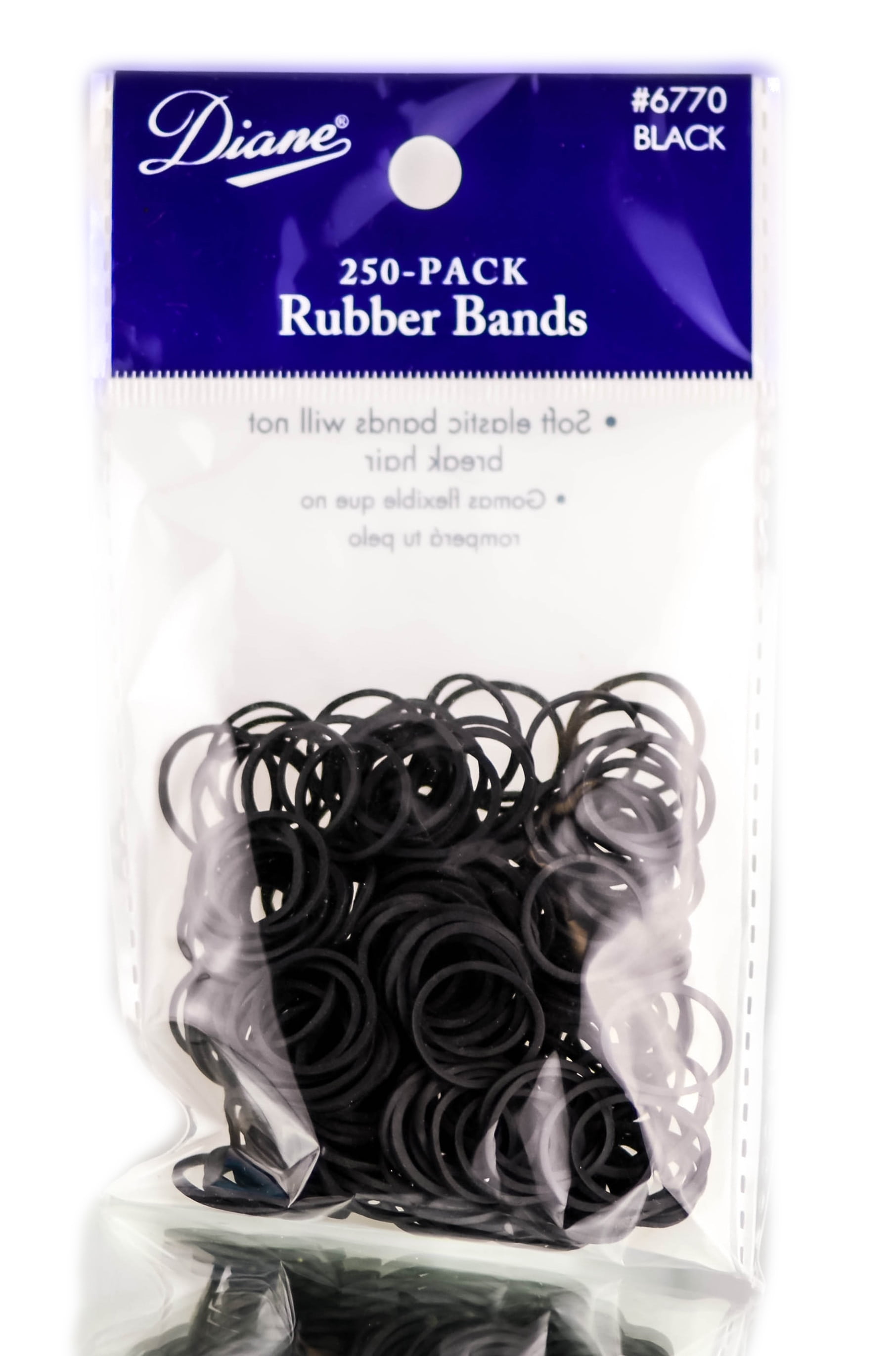 Diane Rubber Bands ( Black - 250 pack)