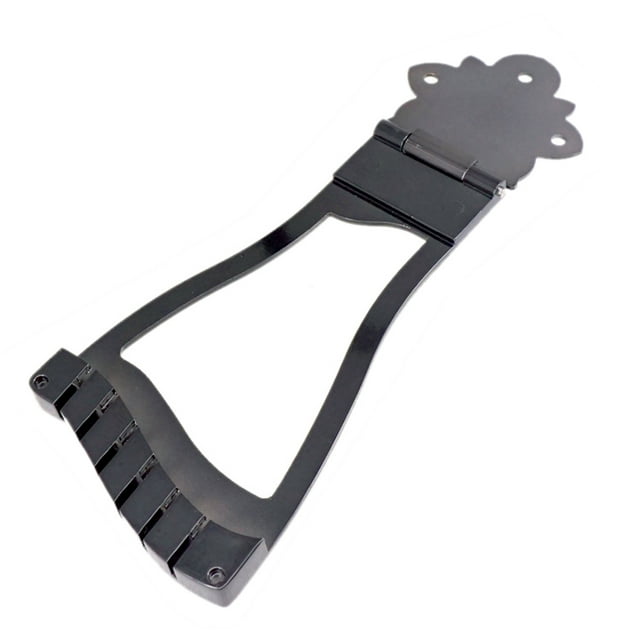 Trapeze Tailpiece Bridge String Puller Wear-resistant Rustproof and Wear-resistant High-strength String Plate Electric 6-String Guitar Parts Accessories Black