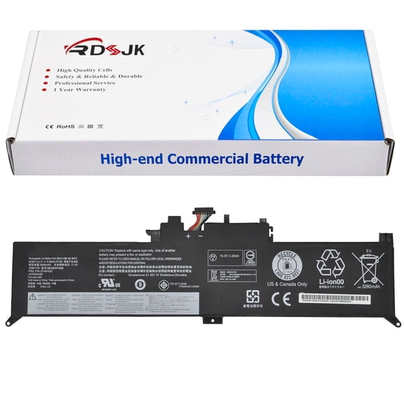 New 01AV432 01AV433 01AV434 15.2V 51Wh/44Wh Laptop Battery for Lenovo ThinkPad Yoga 260 370 X380 Series SB10K97589 SB10K97590 SB10K97591 4ICP5/53/88 00HW026 00HW027