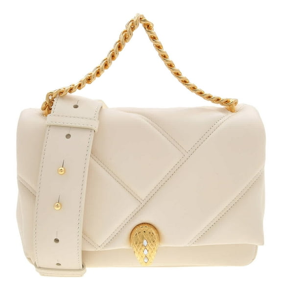 Bvlgari Small Serpenti Cabochon Crossbody Bag In Ivory
