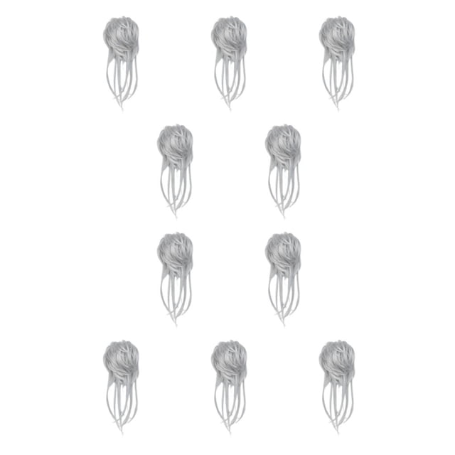 Vogacara Moño de cola de caballo de fibra, peinado multiusos esencial para mujeres, extensión de cola de caballo, cabello rizado para mujeres 60B 10Conjunto