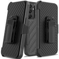 thumbnail image 2 of Military Grade Noble Hybrid Armor Case with Belt Clip Holster for Samsung Galaxy A16 5G - Black, 2 of 5