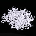 thumbnail image 1 of Herwey 100pcs Disposable Makeup Tattoo Ink Rings Eyebrow Lip Tattoo Pigments Holder Container Cup, Tattoo Ring Cup,Tattoo Pigment Ring, 1 of 3