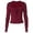 Red, variant on Outdoor Tops for Women Lace Trim Turtleneck Fashion Stretch Basic Beach Clothes for Women,Red,S