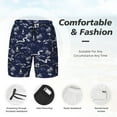 thumbnail image 5 of Fotbe Hawaiian Style Men’s Swim Trunks Quick Dry Swim Shorts Board Shorts with Mesh Lining-X-Large, 5 of 9