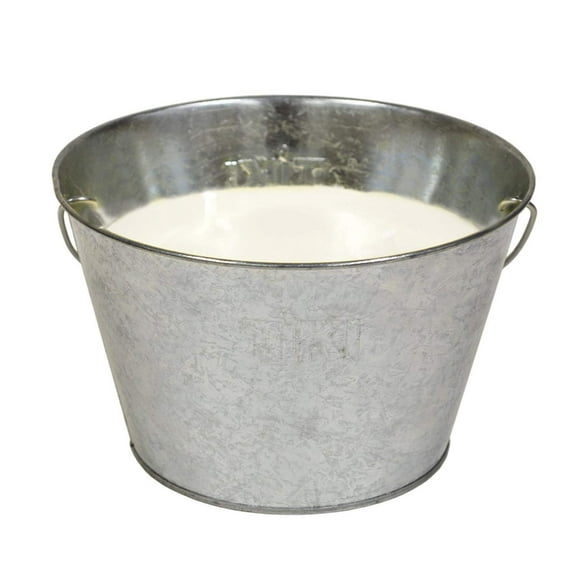 TIKI Brand Triple-Wick Galvanized Citronella Candle Bucket, 28 Ounce
