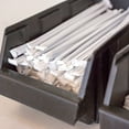 thumbnail image 2 of Crystalware Plastic Giant (Jumbo) Straws Individually Wrapped 10-1/4", Clear, 300 per Box, 2 of 2