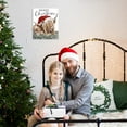 thumbnail image 6 of Christmas Highland Cow Wall Decor:Merry Christmas Canvas Wall Art Cow Pictures Farm Animal Prints Xmas Holiday Decorations Farmhouse Country Wall Hangings Paintings for Living Room 12x15 Inch, 6 of 6