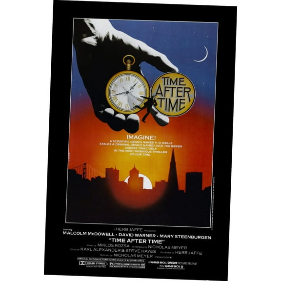 Entertainment Room Decor Time After Time Movie 11inx17in Mini Poster 11x17 poster