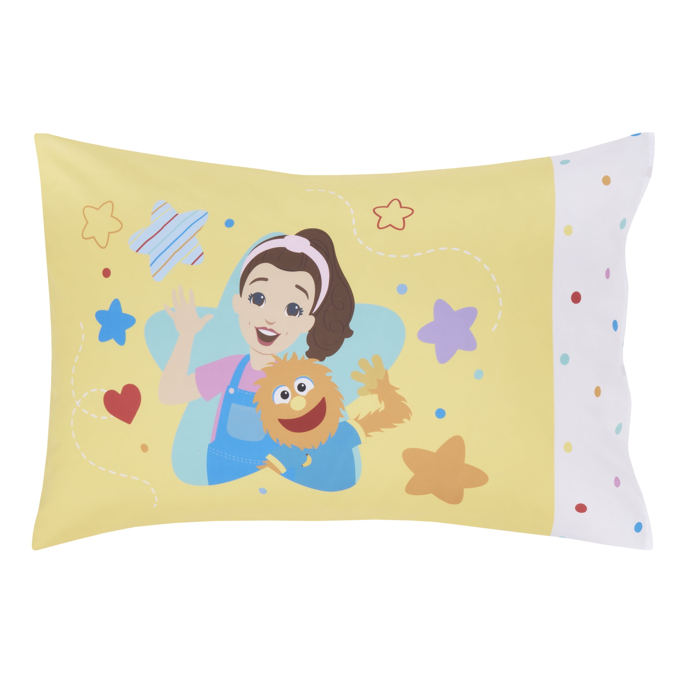 Ms. Rachel Happy Patchwork 4 Piece Toddler Bed Set
