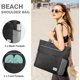 thumbnail image 4 of Beach Bag, Waterproof Sandproof Beach Tote Bag, Large Capacity Foldable for Women, 4 of 5