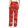 thumbnail image 3 of Balery Mushroom print Women's Pajama Pants,Ultra Lightweight Pjs,Lounge Pant-, 3 of 9