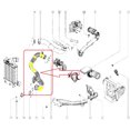 thumbnail image 2 of 14460HX40D Turbo Intercharge Air Hose Turbo Air Tube for Without Stand, 2 of 5
