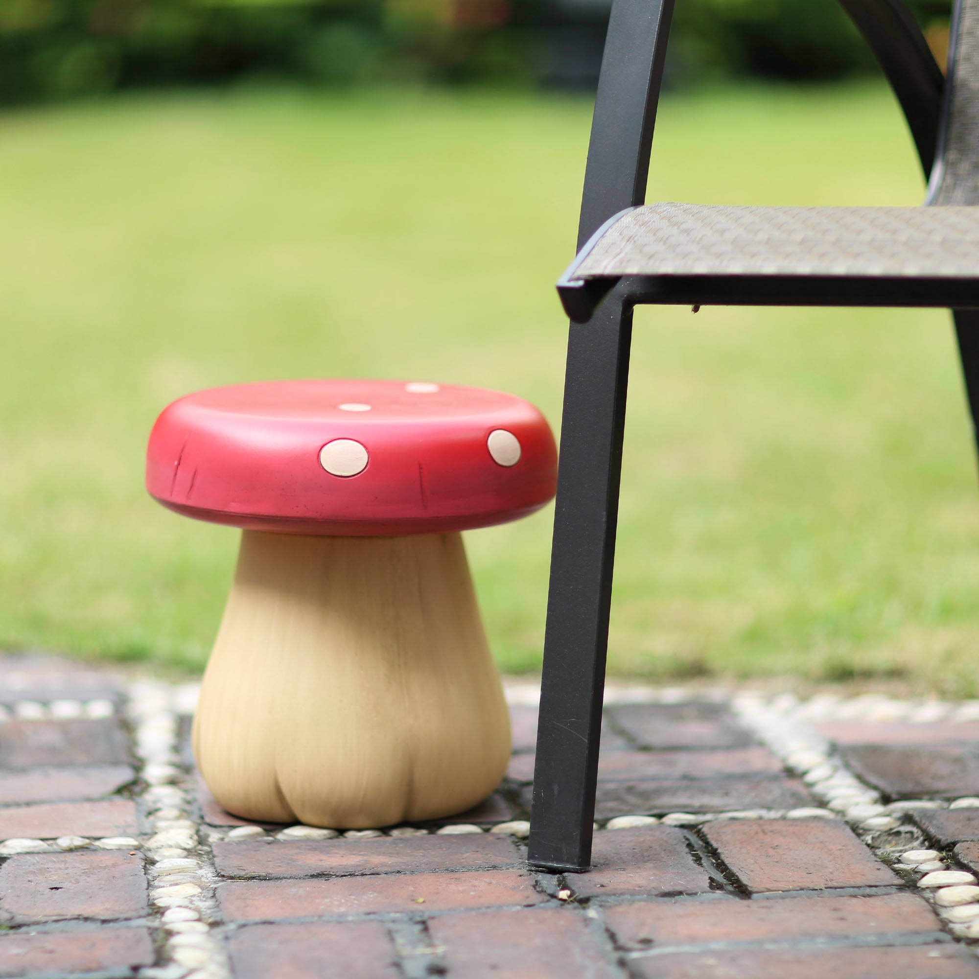 Generic 11 Red Mushroom Stool Com